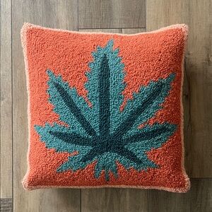 Mary Jane 16”x16” Wool Throw Pillow Jungalow by Justina Blakeney